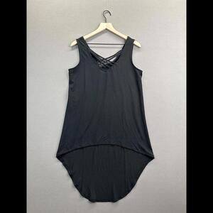 Ashley Stewart Womens Black Dress Midi Sleeveless NWT Size 10/12